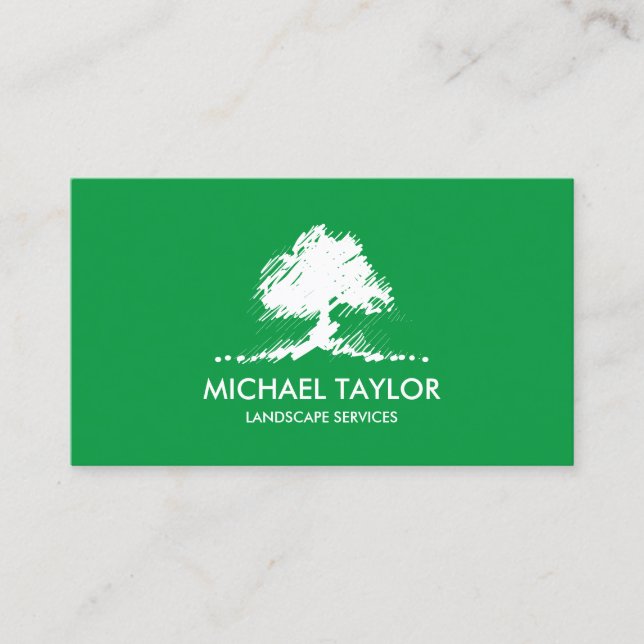 Carte De Visite service paysagiste professionnel et soin de pelous (Devant)