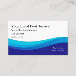 Carte De Visite Service Piscine Locale