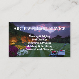 Carte De Visite Service Premium Lawnpro