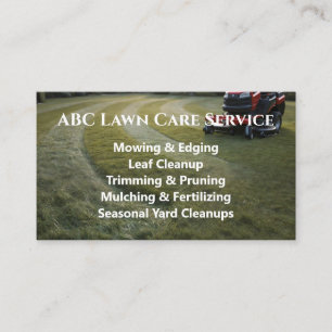 Carte De Visite Service Premium Lawnpro