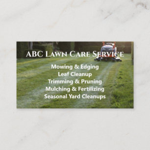 Carte De Visite Service Premium Lawnpro