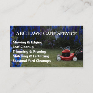 Carte De Visite Service Premium Lawnpro
