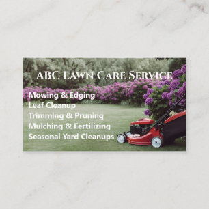 Carte De Visite Service Premium Lawnpro