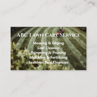 Carte De Visite Service Premium Lawnpro