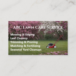 Carte De Visite Service Premium Lawnpro