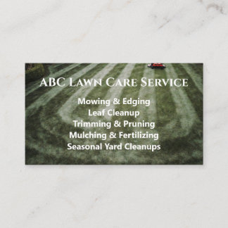 Carte De Visite Service Premium Lawnpro