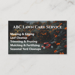 Carte De Visite Service Premium Lawnpro