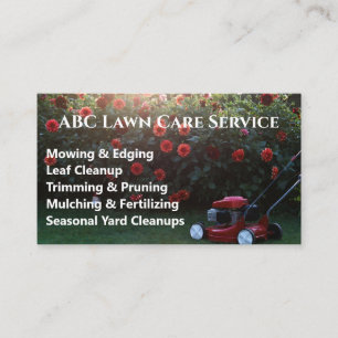 Carte De Visite Service Premium Lawnpro