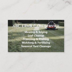 Carte De Visite Service Premium Lawnpro