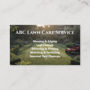 Carte De Visite Service Premium Lawnpro