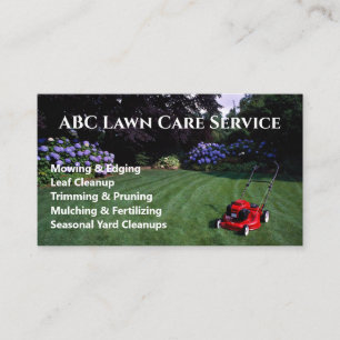 Carte De Visite Service Premium Lawnpro