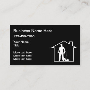 Carte De Visite Services à domicile Construction 