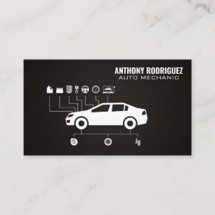 Carte De Visite Services Auto   Schéma