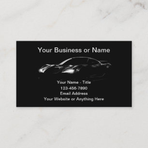 Carte De Visite Services automobiles modernes et exotiques