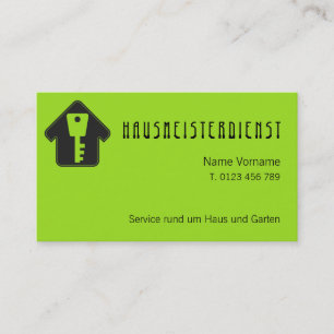 Carte De Visite Services d’entretien