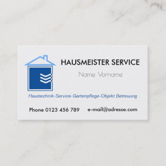 Carte De Visite Services d’entretien
