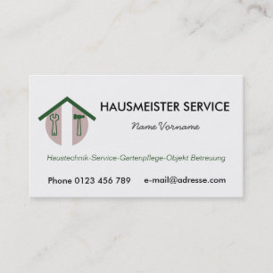 Carte De Visite Services d’entretien