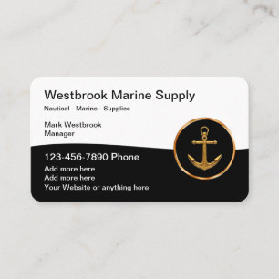 Carte De Visite Services d'approvisionnement maritime nautique