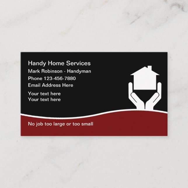 Carte De Visite Services de bricolage à domicile (Devant)