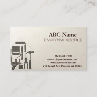 Carte De Visite Services de bricolage et de réparation à domicile