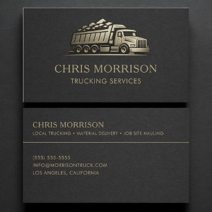 Carte De Visite Services de camionnage professionnel