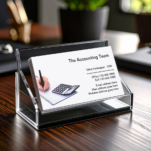 Carte De Visite Services de comptabilité professionnelle