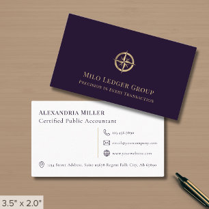 Carte De Visite Services de comptabilité professionnelle