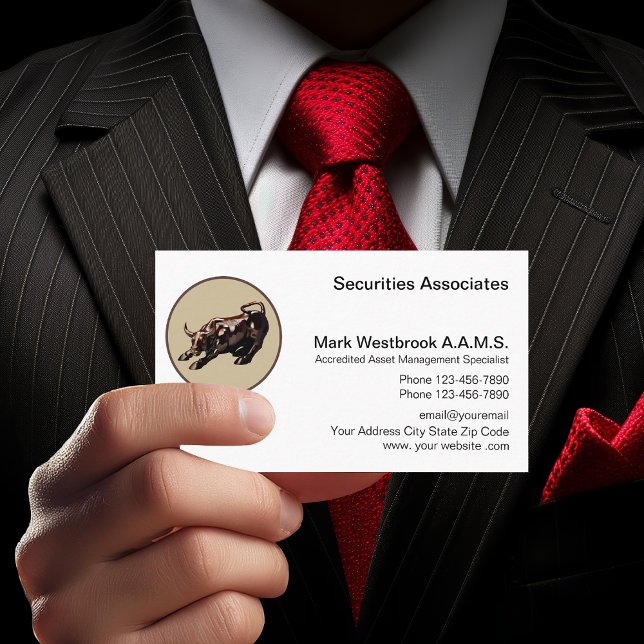 Carte De Visite Services de conseillers financiers Professionnel (Créateur téléchargé)