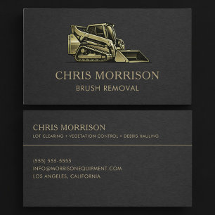 Carte De Visite Services de contrat de débroussaillage