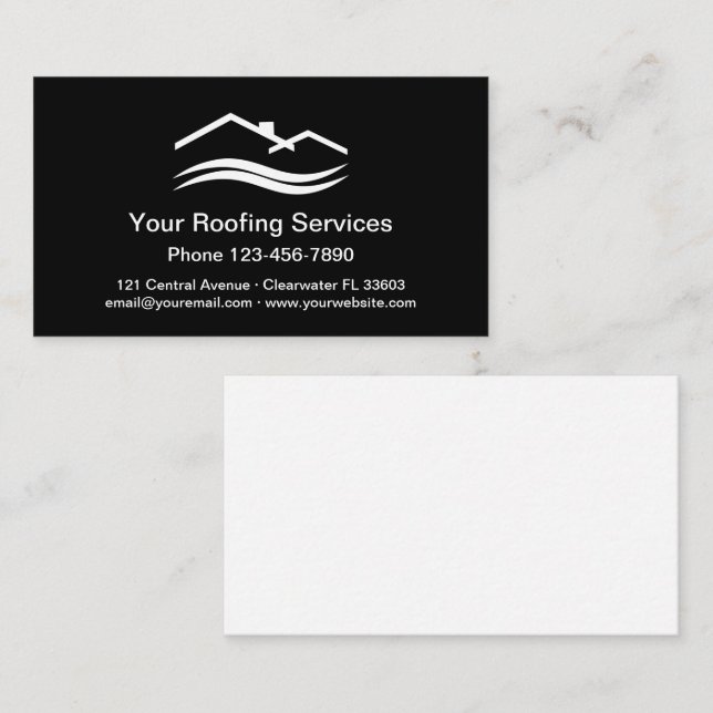 Carte De Visite Services de couverture (Devant / Derrière)