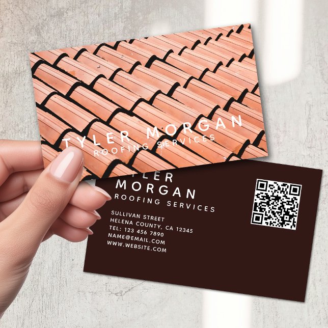 Carte De Visite Services de couverture de code QR (Créateur téléchargé)