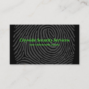 Carte De Visite Services de cybersécurité double face
