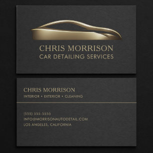 Carte De Visite Services de detailing de voiture