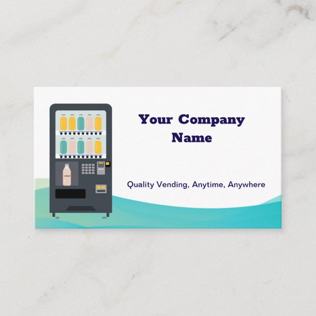 Carte De Visite Services de distributeurs automatiques de qualité (Devant)