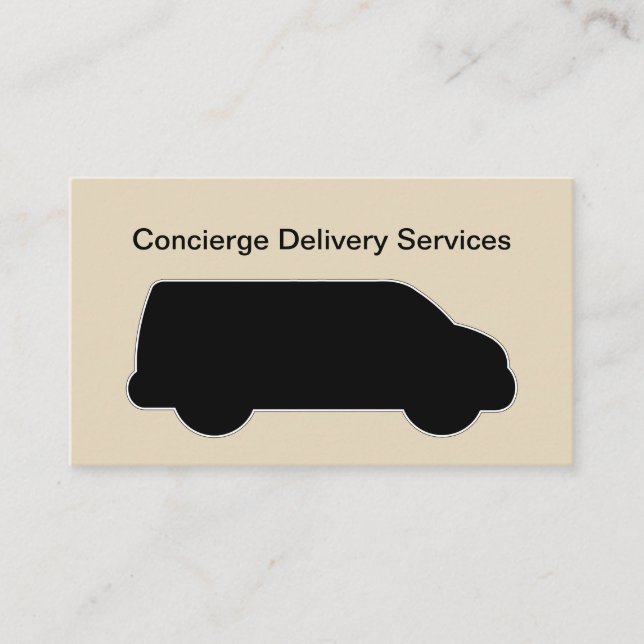 Carte De Visite Services de distribution de messager (Devant)