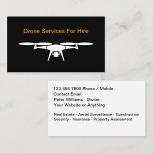 Carte De Visite Services de drone Inspections aériennes