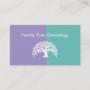 Carte De Visite Services de généalogie familiale branchés