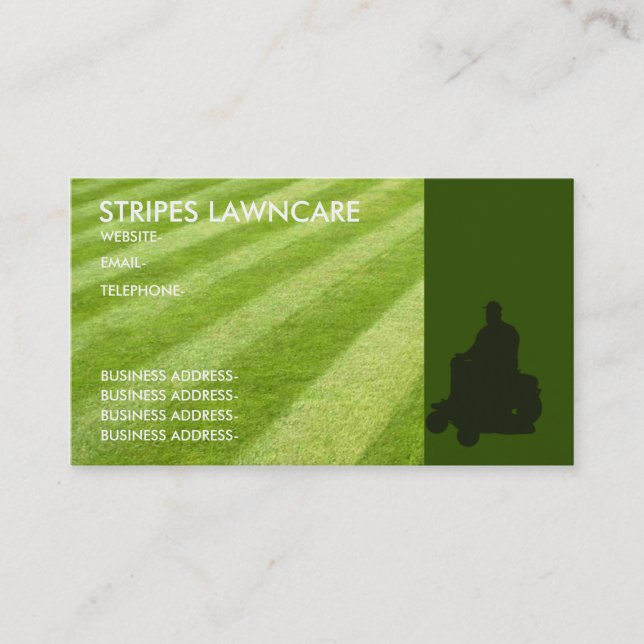 Carte De Visite Services de jardin (Devant)