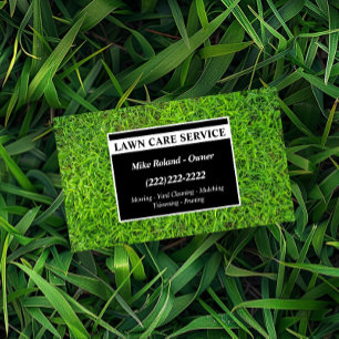 Carte De Visite Services de jardinage professionnels modernes pour
