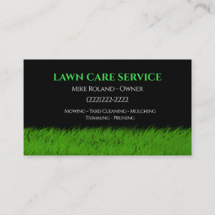 Carte De Visite Services de jardinier professionnel moderne pour l