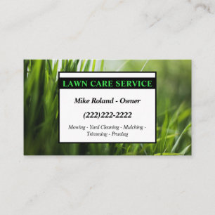 Carte De Visite Services de jardinier professionnel moderne pour l