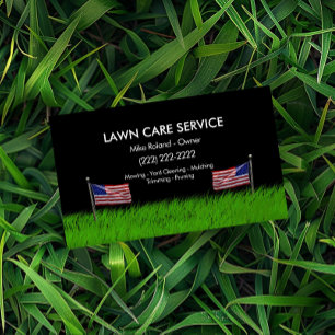 Carte De Visite Services de jardinier professionnel moderne pour l