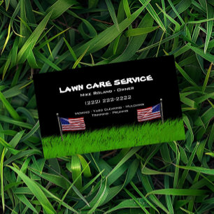 Carte De Visite Services de jardinier professionnel moderne pour l