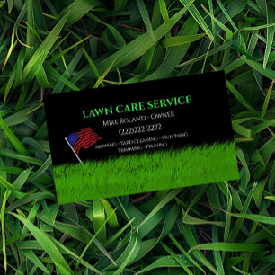 Carte De Visite Services de jardinier professionnel moderne pour l