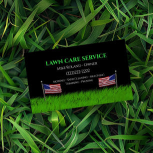 Carte De Visite Services de jardinier professionnel moderne pour l