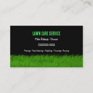 Carte De Visite Services de jardinier professionnel moderne pour l