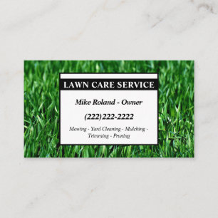 Carte De Visite Services de jardinier professionnel moderne pour l