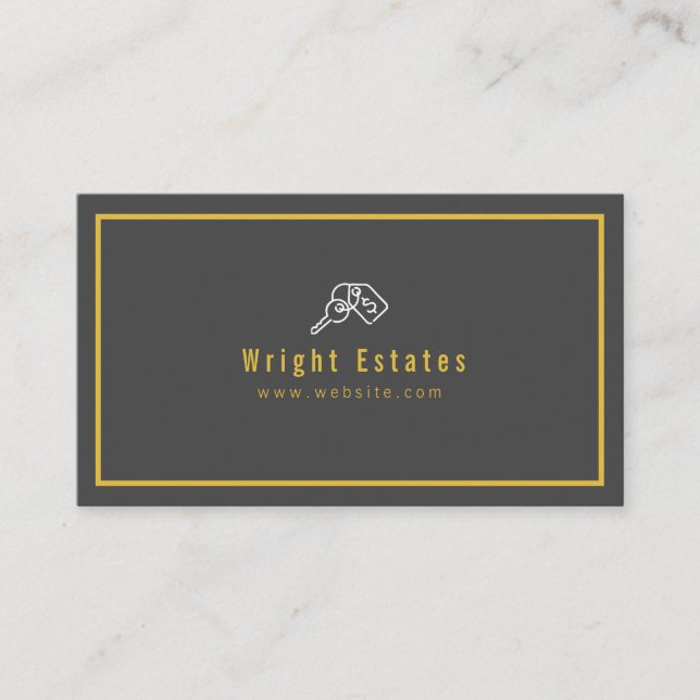 Carte De Visite Services de l'agent immobilier (Devant)