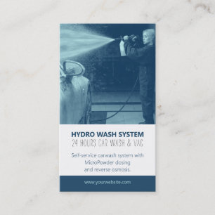 Carte De Visite Services de lavage à main Lavage de voiture
