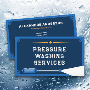 Carte De Visite Services de lavage de pression